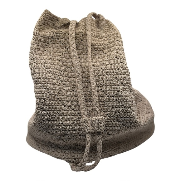 Carlo D’Santi Tan Soft Woven Backpack Bag with Matching Change Purse main image 10